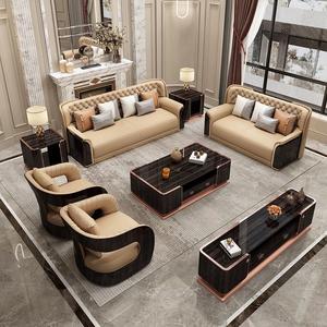 <span class=keywords><strong>Moderno</strong></span> lussuoso soggiorno mobili a due posti tre posti quattro posti divano in pelle set <span class=keywords><strong>completo</strong></span> mobili da soggiorno - Product Image 2