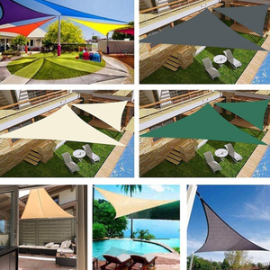 Voile d'<span class=keywords><strong>ombrage</strong></span> triangulaire et rectangulaire personnalisée, durable, coupe-vent et résistante aux UV pour la vente en gros - Product Image 4