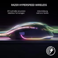Souris de jeu sans fil 2,4 G Razer Basilisk V3 Pro avec capteur optique 30000 DPI, molette HyperScroll, RGB, ergonomique et programmable