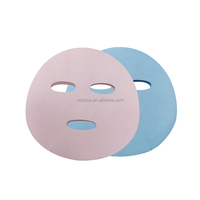 Tissu de masque durable à excellente absorption d'eau, 40 g/m², en fibre de lait colorée, contrôle du sébum, tissage uni, pour masque facial