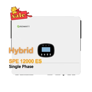 อินเวอร์เตอร์พลังงานแสงอาทิตย์แบบ Pure Sine Wave รุ่นใหม่ SPE12000ES แบตเตอรี่ Lifepo4 เฟสเดียว <span class=keywords><strong>Growatt</strong></span> 12KW ไฮบริดอินเวอร์เตอร์ - Product Image 1