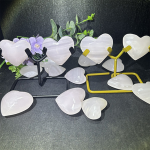 <span class=keywords><strong>Pietra</strong></span> a Forma di Cuore in <span class=keywords><strong>Giada</strong></span> <span class=keywords><strong>Rosa</strong></span> Cristallina per Decorazione a Prezzo di Fabbrica - Product Image 4