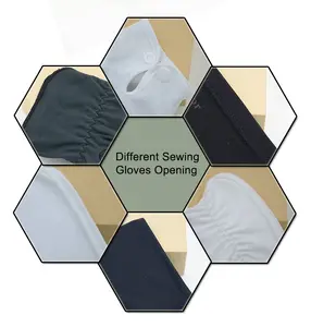 100% algodón mejor calidad guante de enclavamiento blanqueado Formal negro inspección joyería guantes de trabajo