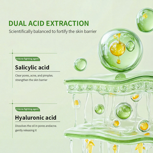 Suero Anti-Acné con Logo Personalizado, a Base de Plantas Naturales, con Hamamelis y Aloe, Nutritivo, Reparador, Aclara las Marcas de Acné, Elimina el Acné, Marca Privada - Product Image 6