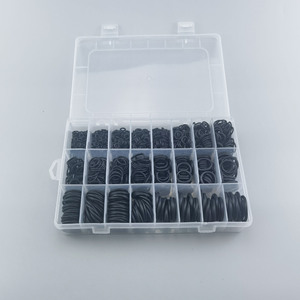 800 buah karet o-ring segel pencuci bermacam-macam Set Kit Gasket HNBR A/C sistem hitam 6-28mm AC mobil karet O Ring segel - Product Image 6