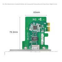Tarjeta de Red Gigabit PCIe EFT-113 Intel I210-AT, PCIe X1 10/100/1000Mbps, Adaptador LAN RJ45 con Soporte PXE para Windows y Linux