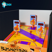 Terrain de jeu intérieur interactif jeu d'arcade de basket-ball parc sportif notation électronique notation d'arcade de basket-ball électronique