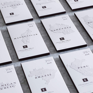 Sang Trọng Tùy Chỉnh Dập Nổi Thanh Sô Cô La Bao Bì Thẻ Màu Trắng Hộp Rỗng Sô Cô La Gấp Hộp Carton - Product Image 6