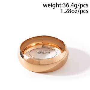 Hyperbole Stackable hình học rộng Bangle nhựa Chunky thời trang <span class=keywords><strong>bangles</strong></span> - Product Image 5