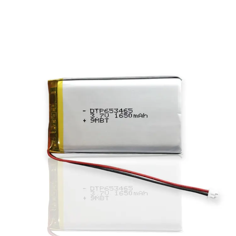 Литий-полимерный аккумулятор высокой емкости DTP 653465 1650 Втч 3,7 мАч в для pmp