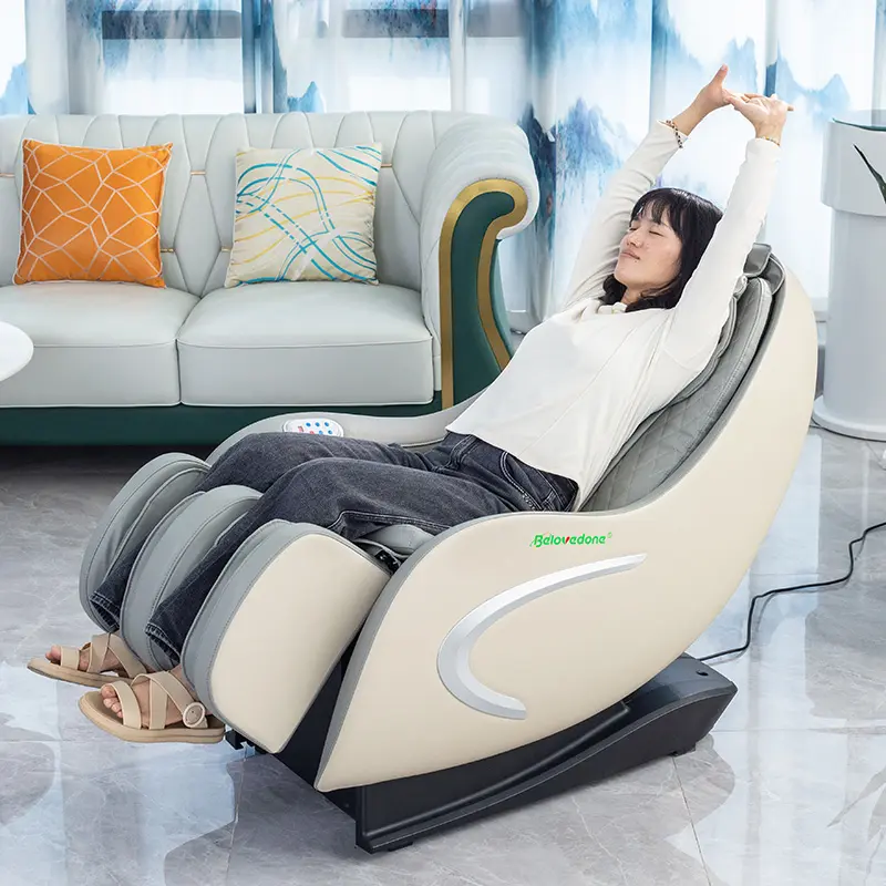 Usine vente en gros, maison bureau 4D zéro gravité Shiatsu électrique bon marché Design de luxe masseur corporel fauteuil de Massage complet