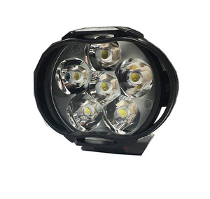 Focos LED para Motocicleta <span class=keywords><strong>de</strong></span> 6 Bombillas, Faro Delantero para Moto, Scooter, ATV, 12V, 6500K, Luz Blanca DRL - Product Image 3