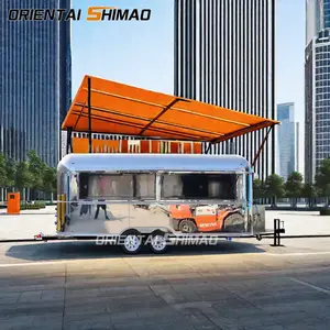 Manufacturer Dot Mini Street Vintage Cart Coffee Pizza Turkey Hot Dog Food Trailer With Full Kitchen