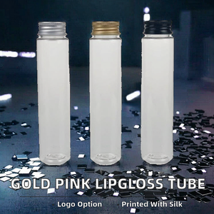 Tube de gloss à lèvres vide en plastique <span class=keywords><strong>ISMAN</strong></span> avec bouchon à vis et applicateur boule, emballage cosmétique 3,5 ml - Product Image 2