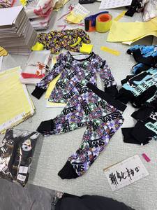 Pigiama di bambù colorato scatola misteriosa per bambini ragazze e ragazzi tute morbide per bambini tute da notte per bambini - Product Image 6