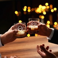 Verre à vin rétro français de luxe personnalisé en usine verre à whisky créatif de grande valeur pour la maison verre à vin rouge