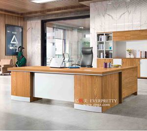 <strong>Office</strong> Furniture Executive <strong>Table</strong> <strong>Small</strong> Executive <strong>Office</strong> Desk China Wooden <strong>Office</strong> <strong>Table</strong> with Front Plate for Sale - Product Image 6