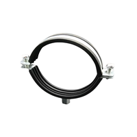 Collier de serrage rapide robuste RK avec boulon, doublure en caoutchouc, en fer galvanisé/acier inoxydable, métrique 16-315mm, OEM