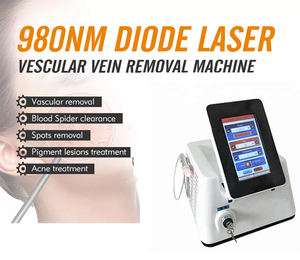 980nm डायोड लेजर मकड़ी नस को हटाने की मशीन भौतिक चिकित्सा संवहनी उपचार डिवाइस - Product Image 3