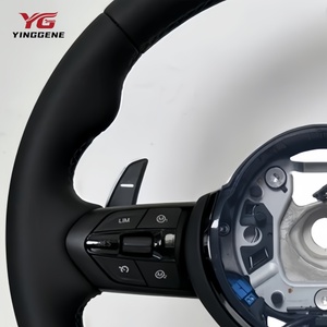 Volante deportivo de cuero completo M de suministro directo de fábrica para <span class=keywords><strong>BMW</strong></span> M5 F10 F11 F06 F07 F12 F13 F01 F02 F03 F90 - Product Image 4