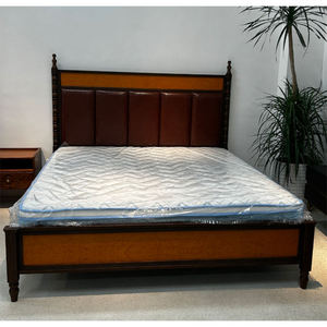 Ensemble de chambre d'appartement de style Mid-Century, mobilier de suite en bois massif, grand lit <span class=keywords><strong>Paris</strong></span> King Size, écologique et durable - Product Image 5