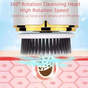 เครื่องทำความสะอาดผิวหน้าไฟฟ้ารุ่นใหม่ปี 2023 แปรงล้างหน้า เครื่องล้างหน้า สปาบำรุงผิว เครื่องนวดหน้า กำจัดสิวเสี้ยน อุปกรณ์ทำความสะอาดผิวหน้า - Product Image 4