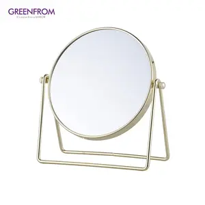 Vanity Makeup Tabletop Mirror Round Shape Exclusive Make Up Desktop Mirror