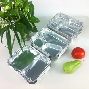 Wegwerp Trays Pakket Aluminium Container