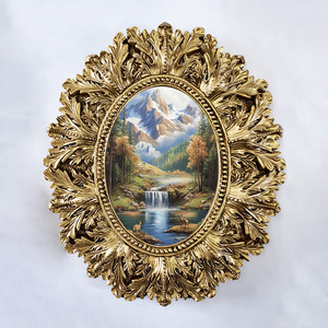 Châu Âu-Phong Cách Cổ Hình Ảnh Khung Kính Khắc Hollow Mỹ Vàng Nhựa Khung Ảnh Pháp Bàn Đám Cưới Trang Trí Nội Thất - Product Image 5