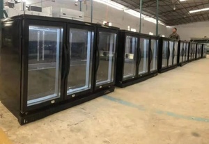 3 cửa kính nhà sử dụng duy nhất nhiệt độ mini bar Tủ lạnh nhỏ gọn truy cập bảng <span class=keywords><strong>Top</strong></span> bia mát chai nhỏ hiển thị tủ lạnh - Product Image 2