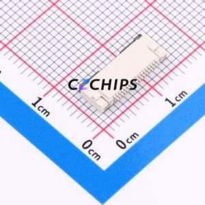 <b>FPC</b>-05F-18PH20 FFC/<b>FPC</b> Connector SMD,P=0.5mm,Horizontal Mount Connector Flip Cover Type Bottom Contact 18P 0.5mm - Product Image 2