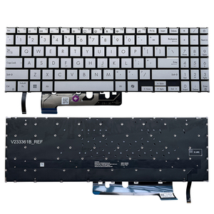 ยี่ห้อใหม่ US RGB แบ็คไลท์แป้นพิมพ์แล็ปท็อปสำหรับ ASUS Vivobook S16 M5606 S15 S5507 <span class=keywords><strong>S5506</strong></span> 0KNB0-681VUS00 0KNB0-581WUS00 AI แป้นพิมพ์ - Product Image 1