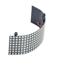 Bande lumineuse LED flexible Tcwin adressable Rgbic WS2812, panneau de pixels LED, écran, bande lumineuse, DC5V, IP20, IP65, IP68, étanche