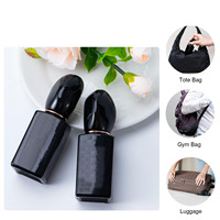 Flacon de parfum carré dégradé de 30 ml et 50 ml, atomiseur en verre haut de gamme, flacon de voyage rechargeable portable