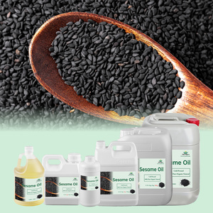 Huile de <span class=keywords><strong>sésame</strong></span> <span class=keywords><strong>noir</strong></span> biologique en gros, 25 kilogrammes, 100% pure, pressée à froid, huile de base extraite de plantes, soin des cheveux - Product Image 2