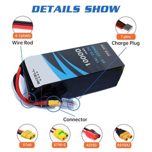 OEM/ODM Wholesale High Quality Long Endurance 6S <strong>10000mAh</strong> FPV UAV Solid State <strong>Lipo</strong> Drone <strong>Battery</strong> - Product Image 5