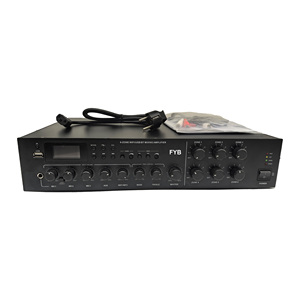 2025 nuova vendita calda WIFI bluetooth amplificatore Pa sistema Mixer <span class=keywords><strong>Bgm</strong></span> 120 Watt amplificatore Audio 6 zona amplificatori e altoparlanti - Product Image 1