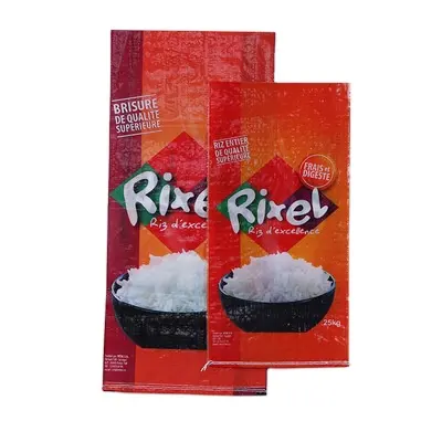 Carga personalizada biodegradable 5kg 10kg 50kg BPPO PP Embalaje tejido Harina DE TRIGO Embalaje Bolsa de arroz Saco