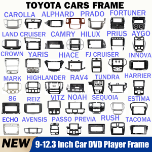 Cadre Android professionnel pour autoradio Toyota, compatible GPS, <span class=keywords><strong>lecteur</strong></span> DVD et autoradio - Product Image 1