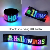 Haute qualité 19cm * 176cm LED Flexible étanche Bluetooth autocollant écran téléphone contrôlé IP65 camion diable yeux écran
