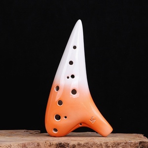 Ocarina en céramique de qualité supérieure à 12 trous Alto C (AC), instrument à vent à accordage précis pour les amateurs et les performances en solo - Product Image 3