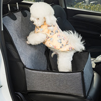 Protecteur de siège de voiture pliable 2-en-1, lit et matelas pour chats et chiens, amovible et lavable