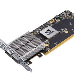 मेलनॉक्स MCX755106AS-हीट नेटवर्क कार्ड इनफिनिबैंड कनेक्टएक्स-7 PCIE इंटरफ़ेस आईबी वीपीआई डुअल-पोर्ट 200जीबीई लैन एडाप्टर एनआईसी