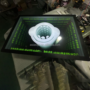 Miroir publicitaire <span class=keywords><strong>LED</strong></span> personnalisé en gros, effet infini 3D, miroir abyssal, graphique personnalisé pour magasin de détail - Product Image 6