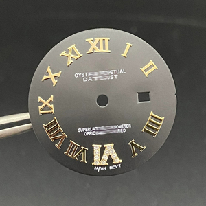 24.5mm高品質ローマ数字サンバースト文字盤 NH05ムーブメント用 腕時計改造アクセサリー - Product Image 3