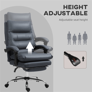 Chaise de bureau élévatrice moderne DB avec hauteur réglable et tissu d'appui-tête et matériau PU pour hôpital à domicile et hôtel - Product Image 5