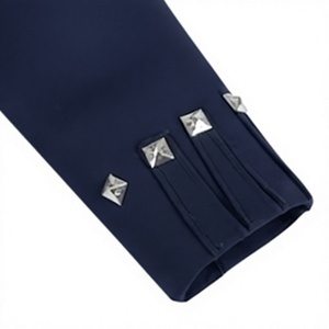 Veste Kilt Doublet Écossais en Laine à Col Montant Respirante pour Hommes, Gilet Brodé à Boutons sur le Devant, Uniforme d'Hiver - Product Image 6