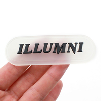 Étiquettes en caoutchouc personnalisées 3D pour créateurs de marques, logo personnalisé, patchs en silicone PVC pour vêtements