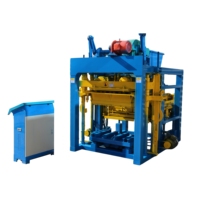 Machine mécanique de fabrication de blocs de béton QTJ4-25 pour la production de briques creuses, de blocs pleins et de pavés emboîtables