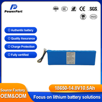 Pack de batteries au lithium 18650 4S3P 14,8 V 10,5 Ah SMBus, BQ40z50 convient à divers produits électroniques